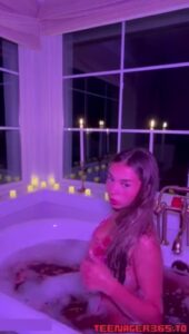 Sophie Rain Strips To A Bikini In The Bathtub onlyfans POV Video